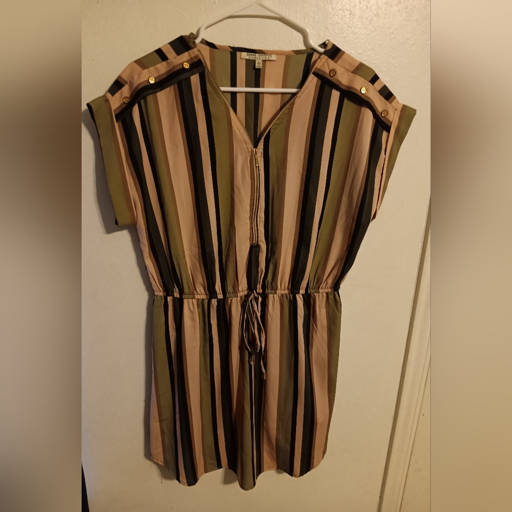Women's Size Large Speed Control New york Multicolor Dress
